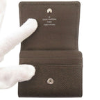 Louis Vuitton Porte-Monnaie Sergei Taiga Grizzly Coin Case Wallet Brown — view 5