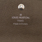 Louis Vuitton Porte-Monnaie Sergei Taiga Grizzly Coin Case Wallet Brown — view 9