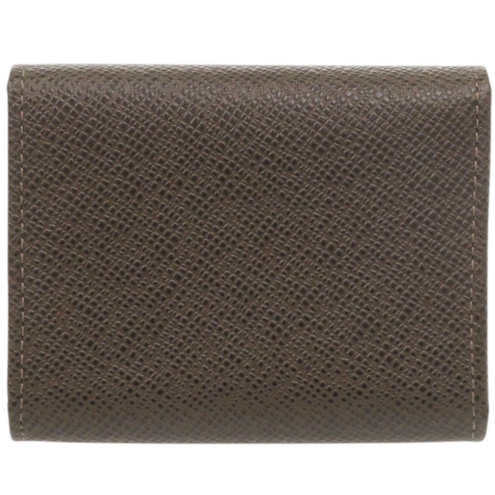 Louis Vuitton Porte-Monnaie Sergei Taiga Grizzly Coin Case Wallet Brown — view 2