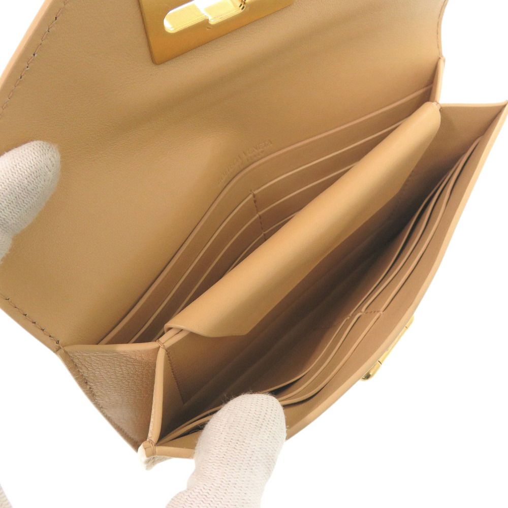 Bottega Veneta Leather Beige Wallet — view 6