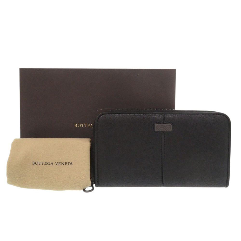 Bottega Veneta Leather Black Wallet — view 2