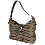 Fendi Zucca Handbag Canvas Brown — view 2