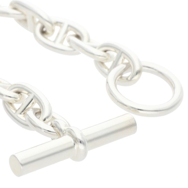 Hermes Chaine D'ancre MM Silver Bracelet — view 4