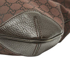 Gucci GG Canvas Shoulder Bag Brown — view 5