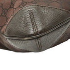 Gucci GG Canvas Shoulder Bag Brown — view 6