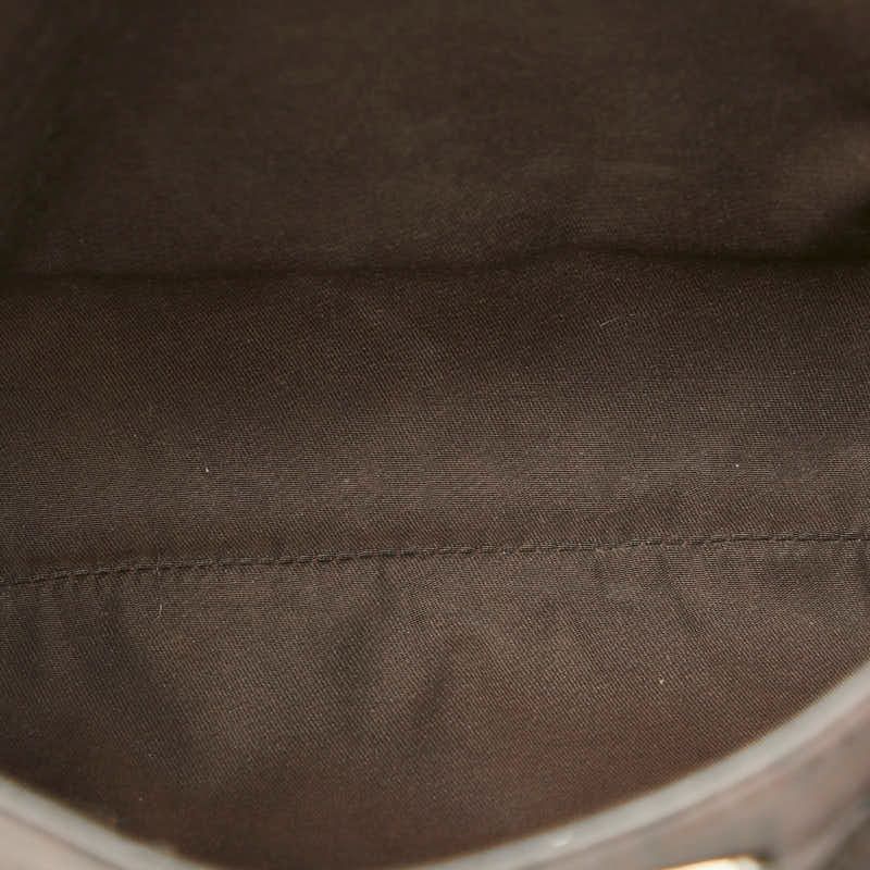 Gucci GG Canvas Shoulder Bag Brown — view 8