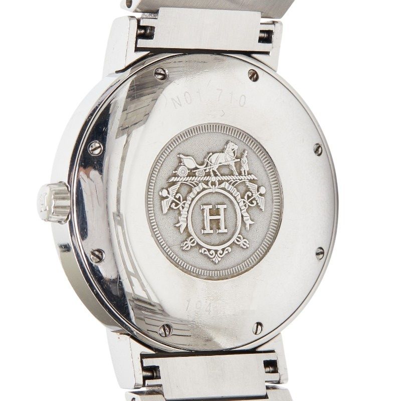 Hermes Nomade Automatic Quartz Watch Gray Silver Stainless Steel — view 6