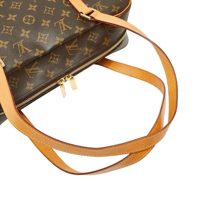 Louis Vuitton Monogram City GM Shoulder Bag Brown Leather — view 8
