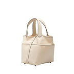 Hermes Picotin Lock PM Cargo Handbag Nata White Veau Swift Ash — view 2