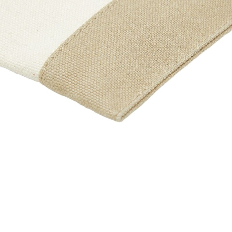 Hermes Tapidocell Clutch Ivory Beige Canvas — view 4