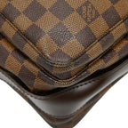 Louis Vuitton Damier Naviglio Shoulder Bag Brown Leather — view 7