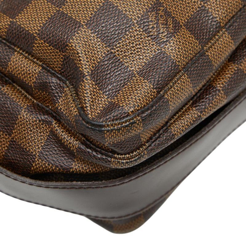 Louis Vuitton Damier Naviglio Shoulder Bag Brown Leather — view 5