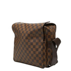 Louis Vuitton Damier Naviglio Shoulder Bag Brown Leather — view 2