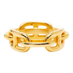 Hermes Chaine D'ancre Scarf Ring Gold Plated — view 5