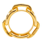Hermes Chaine D'ancre Scarf Ring Gold Plated — view 6
