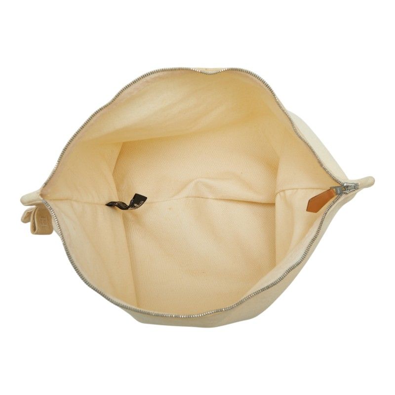 Hermes Bora Pouch Set Ivory Cotton — view 8