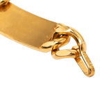 Chanel 31 Rue Cambon CC Logo Chain Belt Gold Black Plated Leather — view 3