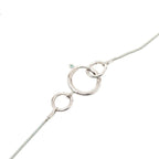 Chanel Mademoiselle Necklace Silver Black Metal — view 4