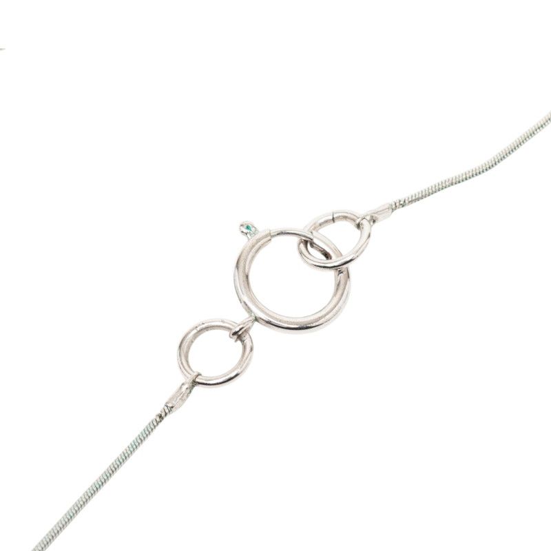Chanel Mademoiselle Necklace Silver Black Metal — view 4