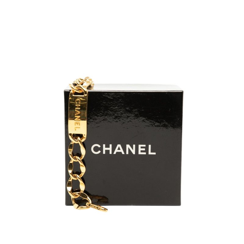Chanel CC Logo 31 Rue Cambon Paris Chain Belt Gold Plated — view 4