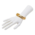 Chanel Logo Bangle Gold Plated Bracelet — view 6