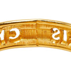 Chanel Logo Bangle Gold Plated Bracelet — view 5