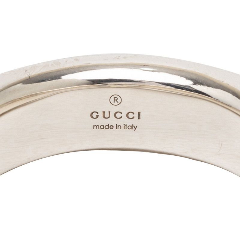 Gucci Interlocking Ring Silver — view 5