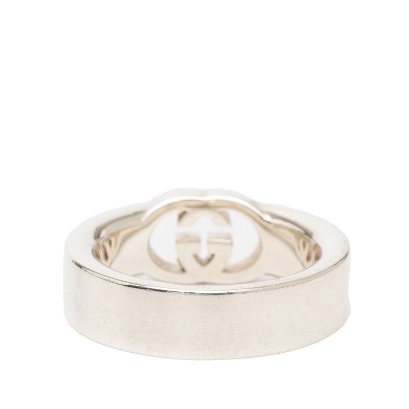 Gucci Interlocking Ring Silver — view 4