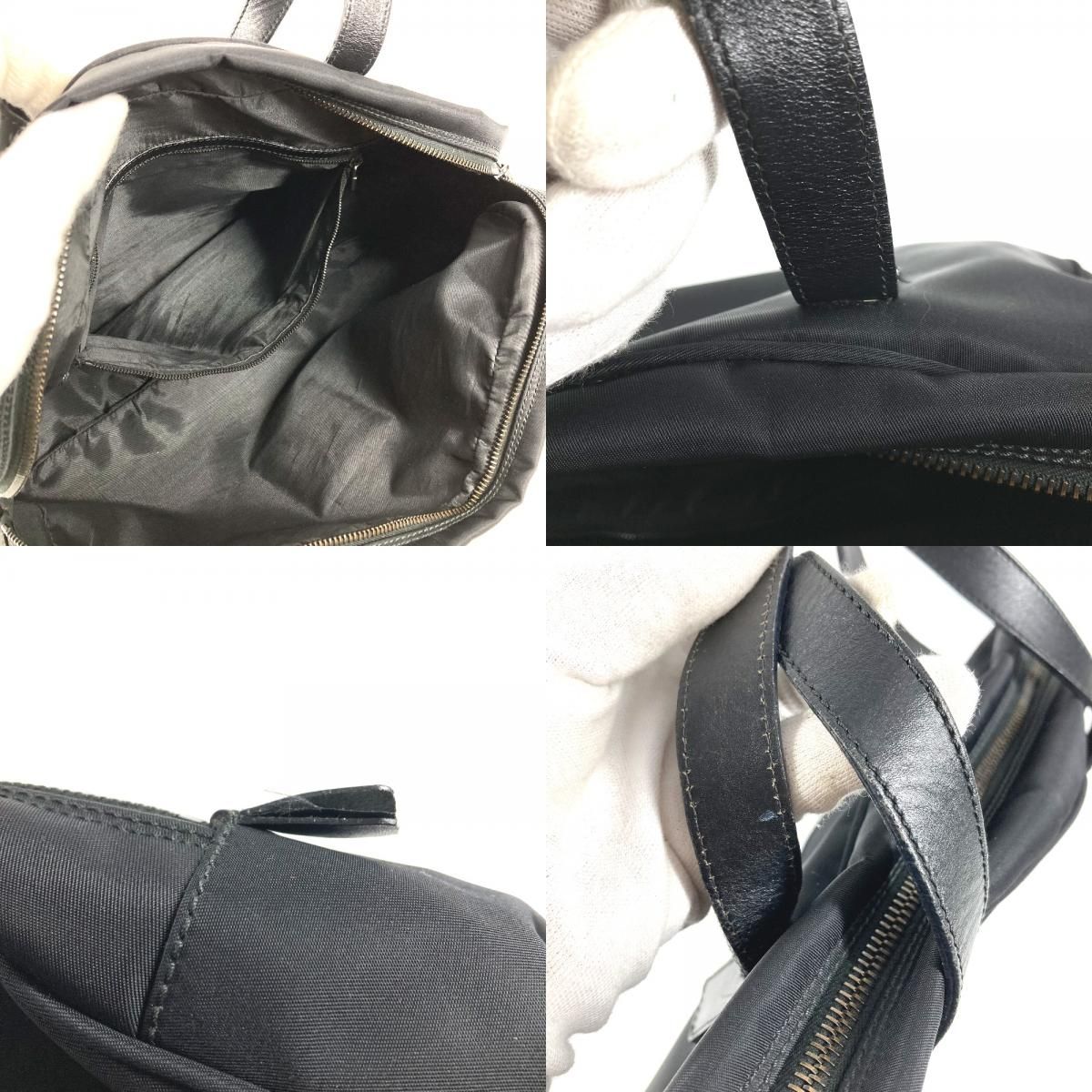 Fendi Handbag Fflogo Nylon Black — view 8