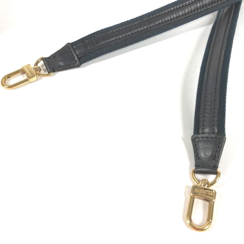 Louis Vuitton Shoulder Strap Unknown Leather Canvas Navy — view 2
