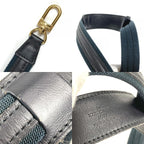 Louis Vuitton Shoulder Strap Unknown Leather Canvas Navy — view 9