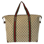 Gucci Vintage Sherry Line GG Supreme Canvas 012 39 Boston Bag — view 2