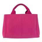 Prada Canapa Pink Gold Canvas Tote — view 2