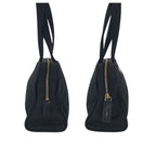 Prada Tessuto Black Gold Nylon Tote Mini Boston Bag — view 7