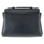 Gucci Interlocking 2-Way Black Gold Leather Chain Shoulder Bag — view 2