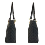 Gucci Black Gold GG Canvas Tote Shoulder Bag — view 7