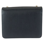 Gucci Interlocking Black Gold Leather Chain Shoulder Bag — view 2