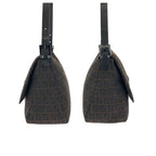 Fendi Vintage Mamma Bucket Zucchino Dark Brown Shoulder Bag — view 8
