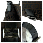 Fendi Vintage Mamma Bucket Zucchino Dark Brown Shoulder Bag — view 5