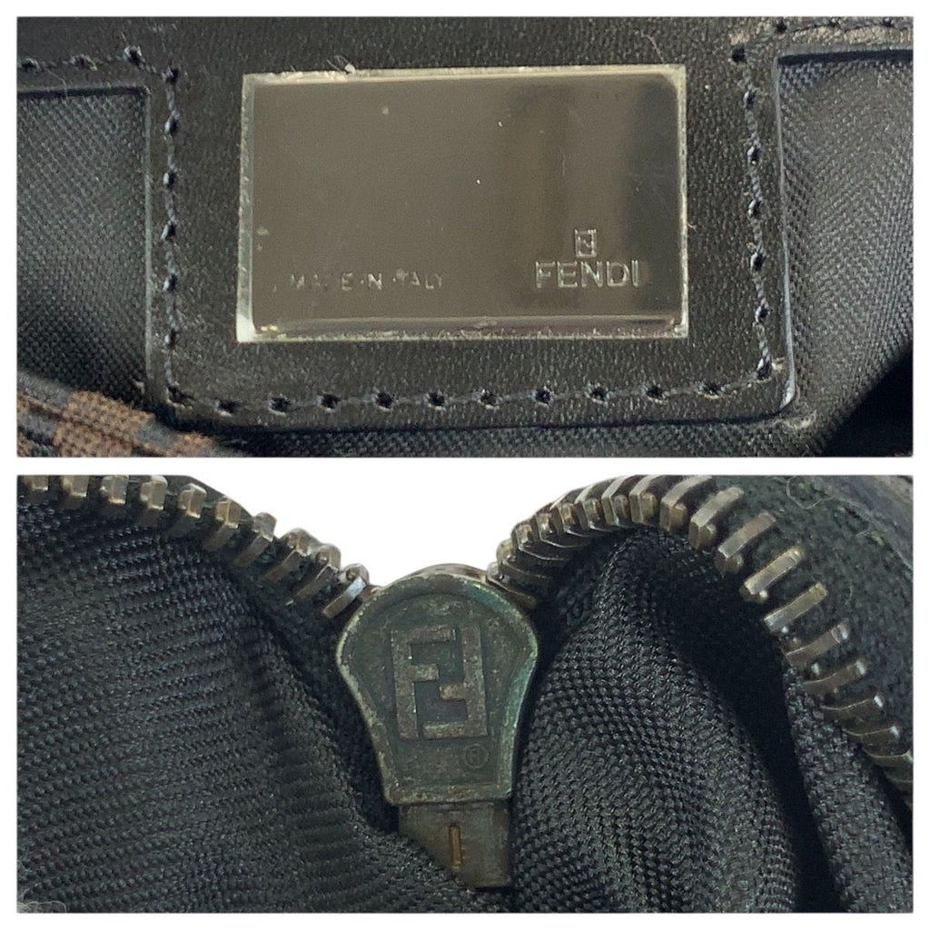 Fendi Vintage Mamma Bucket Zucchino Dark Brown Shoulder Bag — view 4