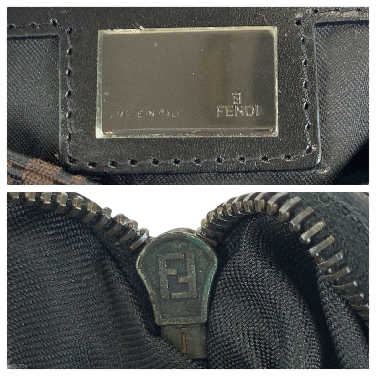 Fendi Vintage Mamma Bucket Zucchino Dark Brown Shoulder Bag — view 4