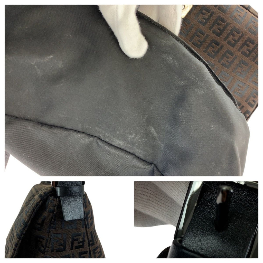 Fendi Vintage Mamma Bucket Zucchino Dark Brown Shoulder Bag — view 6