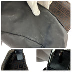 Fendi Vintage Mamma Bucket Zucchino Dark Brown Shoulder Bag — view 6