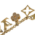 Louis Vuitton Fleur de Monogram Gold Metal Key Holder Bag Charm — view 8