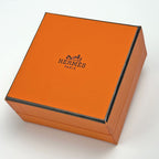 Hermes Clic Enamel Bracelet Clac Bangle Gold Plated Orange — view 6