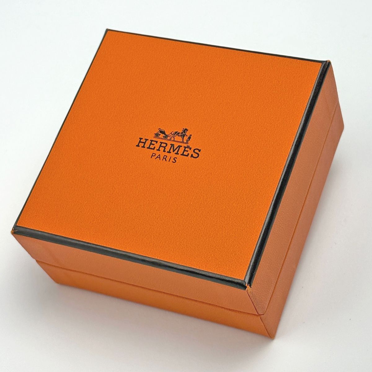 Hermes Clic Enamel Bracelet Clac Bangle Gold Plated Orange — view 6