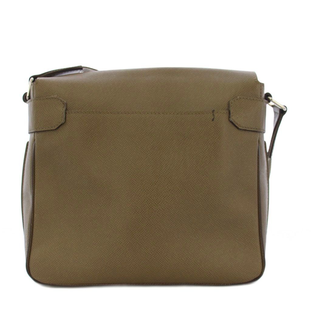 Louis Vuitton Taiga Roman PM Shoulder Bag Leather Gray YT — view 3