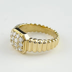 Dior Pave Diamond Ring — view 4