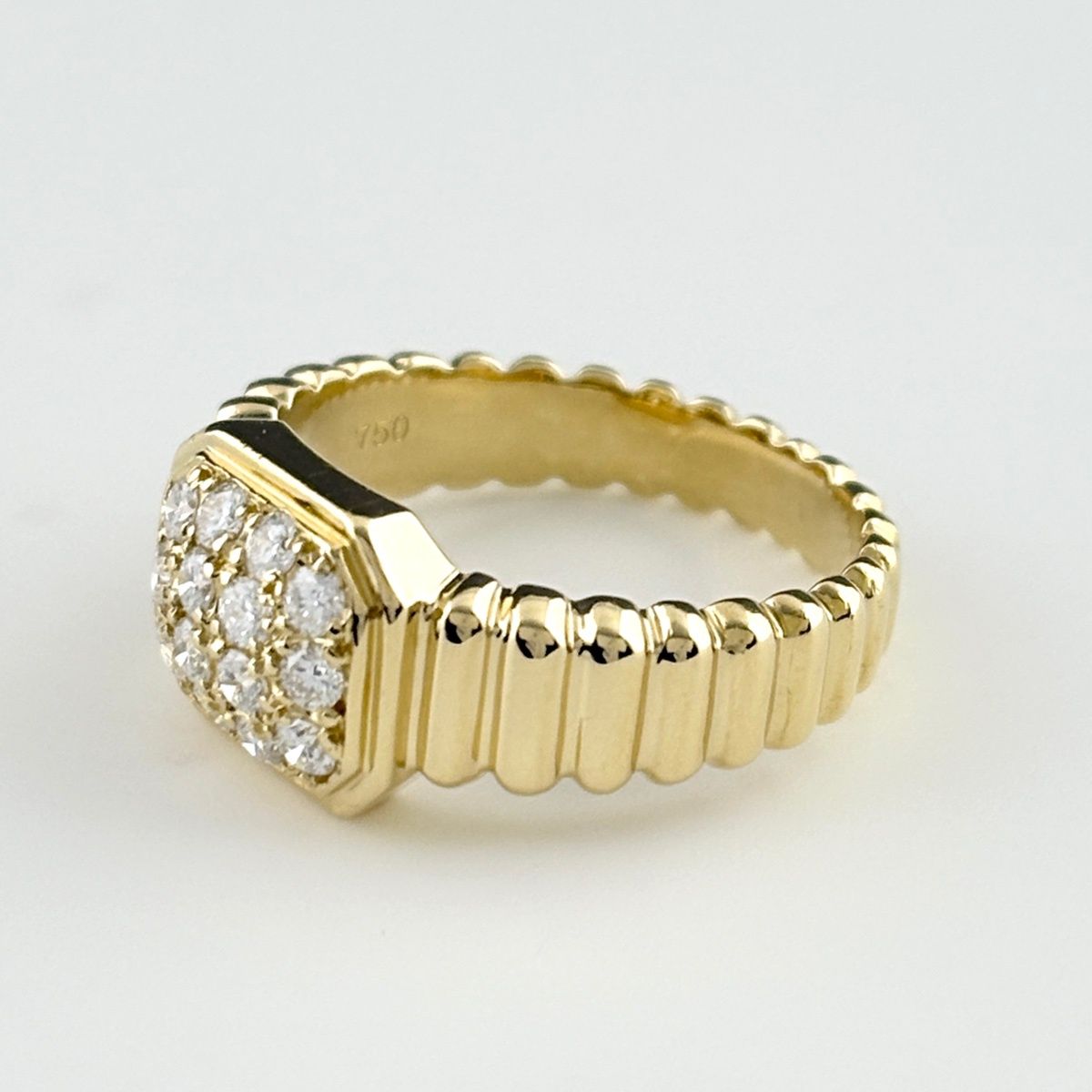 Dior Pave Diamond Ring — view 4