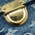 Louis Vuitton Shoulder Bag Monogram Denim Baggy GM 2-Way — view 9